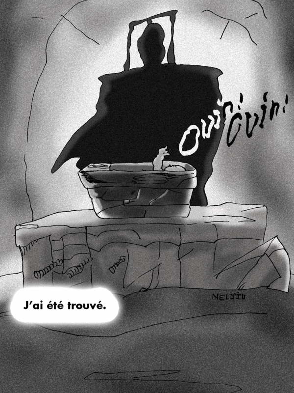 Personnage dans la pénombre